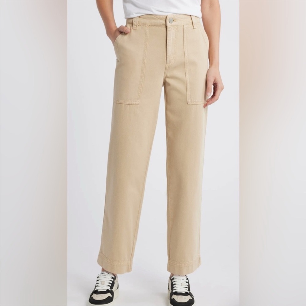 Treasure & Bond Women's Size 25 Tan Straight Leg Pants